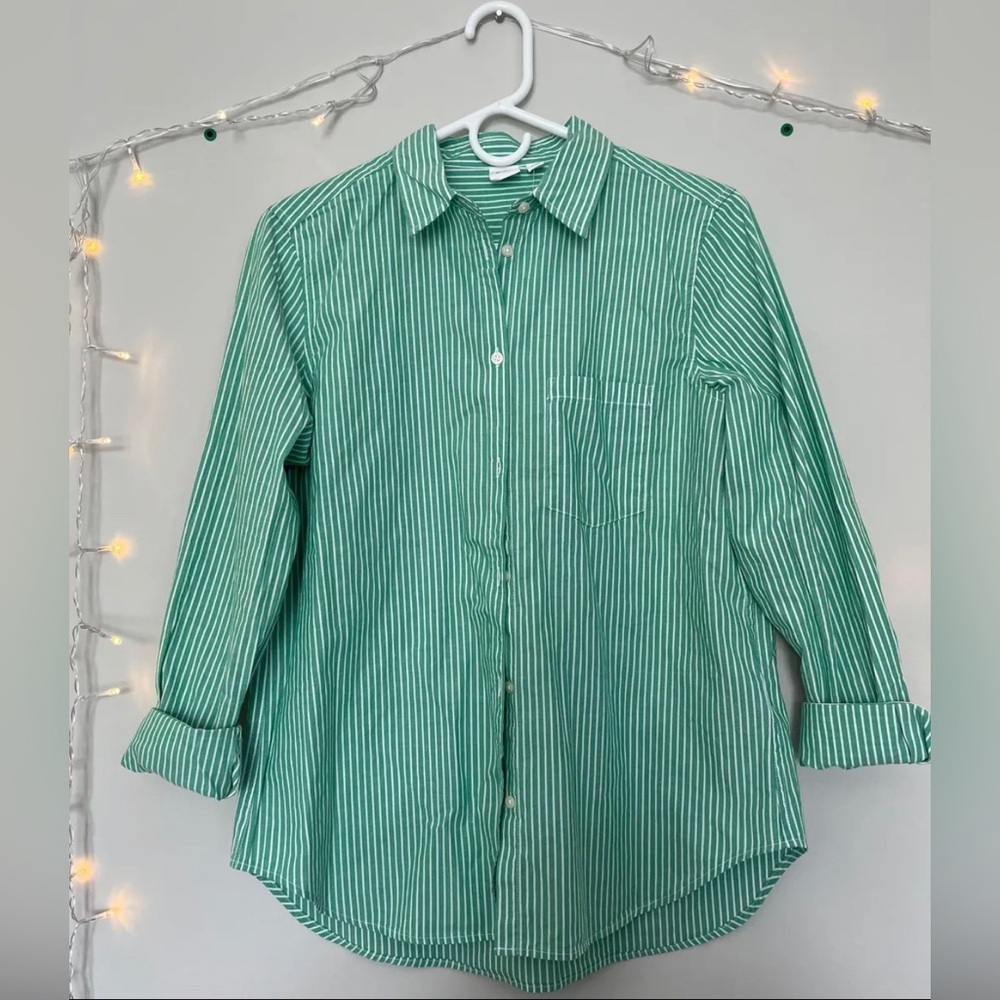 Gap Striped Button-Up Shirt